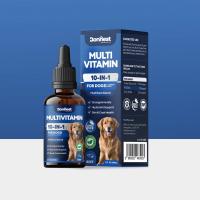 قطره مولتی ویتامین سگ برند bonnest بونست 60 میلی لیتر
