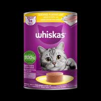 کنسرو گربه پته بالغ ماهی ساردین Whiskasویسکاس وزن 400 گرمی