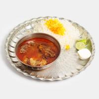 چلو خورشت قیمه بادمجان