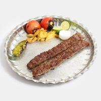 خوراک کباب کوبیده دو سیخ