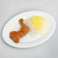 چلو ران مرغ سس پز