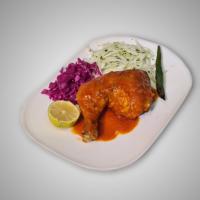 خوراک مرغ سرخ کرده ران