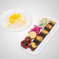 چلو کباب لقمه نگینی