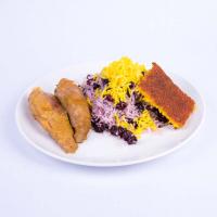 آلبالو پلو با گوشت