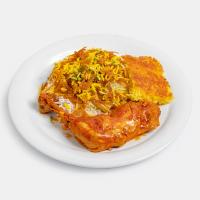 شیرین پلو با مرغ