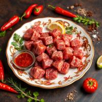 چنجه فیله گوسفندی مکزیکی 500 گرم - گوشت و مرغ دشت مغان (سمین مرغ)