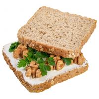 لقمه پنیر گردو جعفری ( نان تست جو )