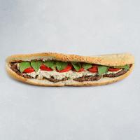 ساندویچ دوبل برگر کلاسیک نان بلند