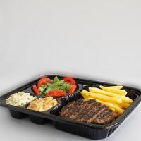 خوراک برگر گوشت