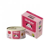 کنسرو نچرال شایر توله سگ 120 گرم طعم مرغ و بوقلمون