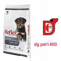 غذای خشک توله سگ با طعم بره و برنج رفلکس