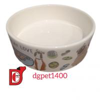 ظرف آب و غذا سرامیکی سگ