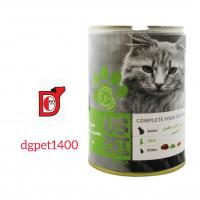 کنسرو گربه یواسپت با طعم مرغ کدو سالمون ۴۰۰گرم