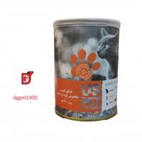 کنسرو گربه یو اس پت طعم مرغ کدو سنبل الطیب ۴۰۰گرم