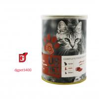 کنسرو گربه یو اس پت طعم گوشت خالص گاو