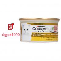 کنسرو گربه گورمت گلد طعم مرغ