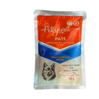 پوچ سگ پتیول طعم مرغ و جگر مرغ پته 185گرم