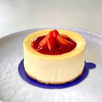 چیزکیک توت فرنگی کوچک