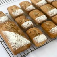 کیک سیب گردو کوچک