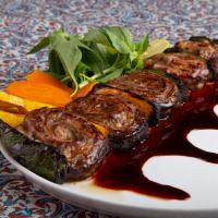 خوراک کباب رول چنجه