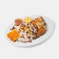 زرشک پلو با مرغ ربی ران