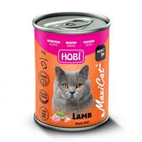 کنسرو گربه چانکی HOBi با طعم بره در سس ۴۰۰ گرم