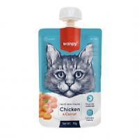 پودینگ گربه ونپی با طعم مرغ و هویچ 90 گرم