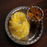 چلو خورشت قیمه بادمجان