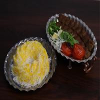 چلو کباب کوبیده معمولی
