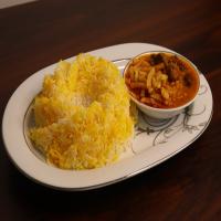 چلو خورشت قیمه سیب زمینی