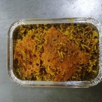 عدس پلو با گوشت