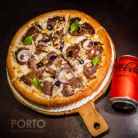 پیتزا سیر و استیک ایتالیایی