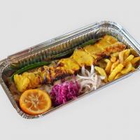 خوراک جوجه سینه زعفرانی بدون استخوان