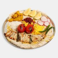 خوراک جوجه کباب لاری