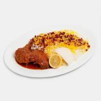 زرشک پلو با مرغ