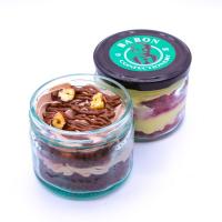 دسر نوتلا شیشه ای