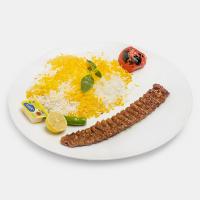 چلو کباب کوبیده معمولی
