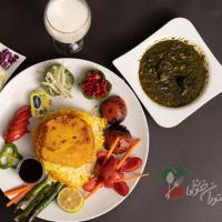 چلو خورشت قورمه سبزی