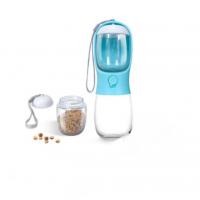 قمقمه مسافرتی آب حیوانات همراه با مخزن غذا