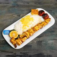 چلو جوجه کباب زعفرانی معمولی صدر