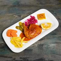 خوراک مرغ سس پز صدر