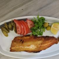 چلو ماهی قزل آلا سرخ شده