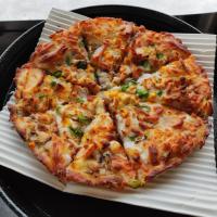 پیتزا قارچ و مرغ یک نفره