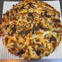 پیتزا سیر و استیک یک نفره