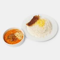 چلو خورشت قیمه