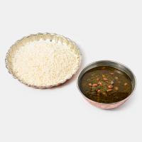 چلو خورشت قورمه سبزی