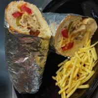 ساندویچ ژامبون مرغ تنوری