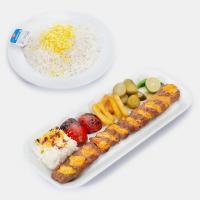 چلو کباب لقمه نگین دار