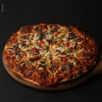 پیتزا قارچ و گوشت - امیر گریل