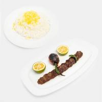 چلو کباب کوبیده معمولی برنج ایرانی
